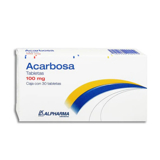 ACARBOSA (Alpharma) c/30 TABS. 100 MG.