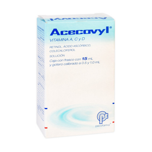 ACECOVYL SOL. Fco. y Gotero 15 ML. 9000ui-125mg-1800ui/1 ML.